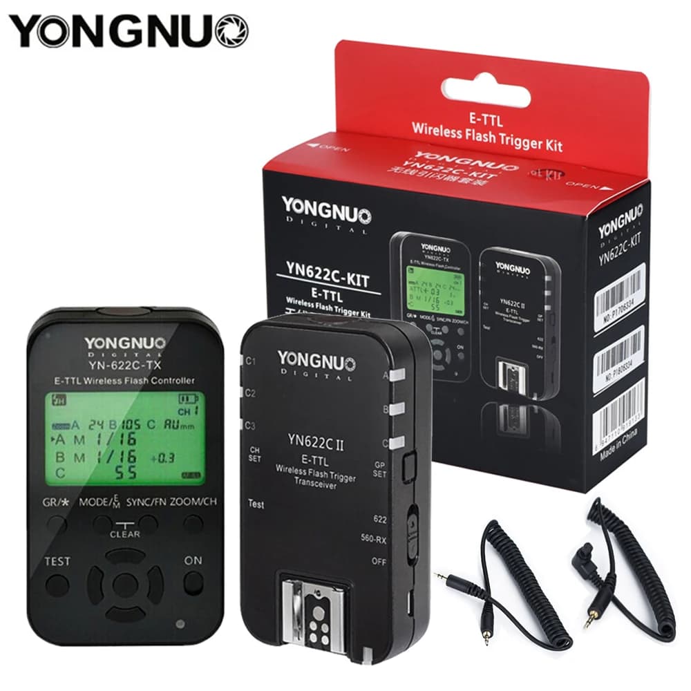 Yongnuo Émetteur YN622C-TX YN622C II Récepteur 2.4G TTL HSS Sans Fil Flash Déclencheur YN622-TX pour