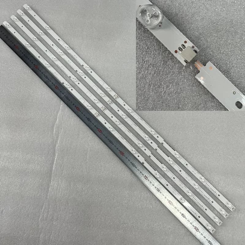 Bande LED pour Hisense H49MEC3030 H49MEC3050 49K300U H49M3000 LED49K300U NS-49DR420NA8 49_HD490DU-E3