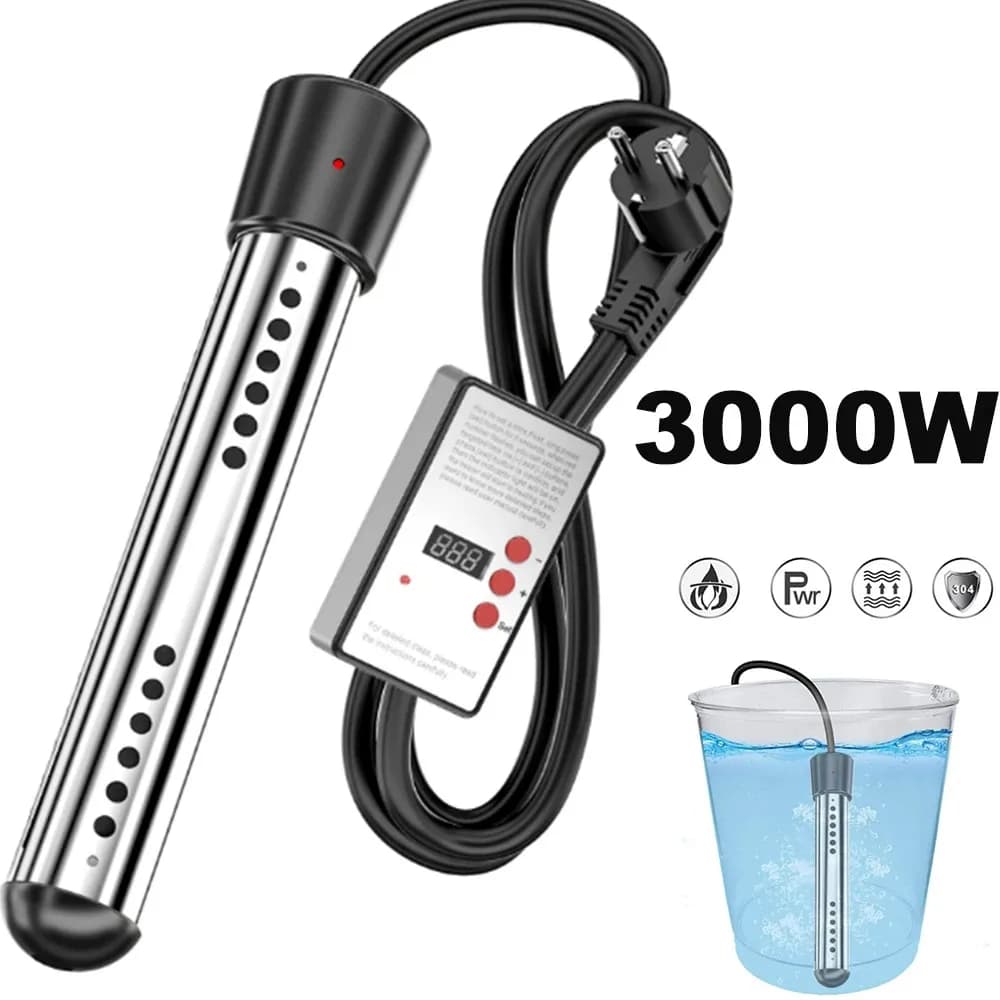 Bomicrophone-Chauffage électrique portable, 3000W, 220V, 152 W, suspension par immersion, pour pisci