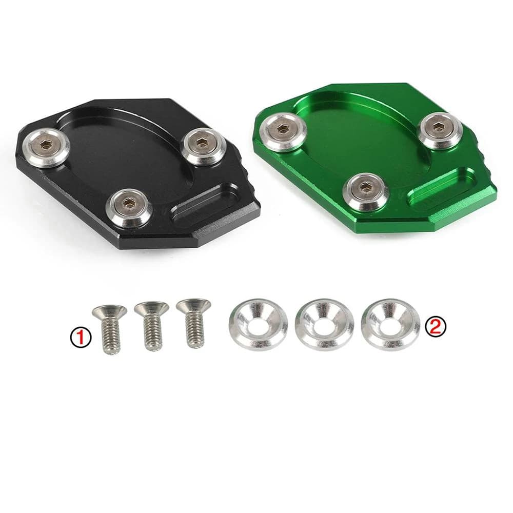 VERSYS1000 Moto VERSYS-1000 déclinaison support Pied Béquille Latérale Agrandir Extension Pad CNC Po