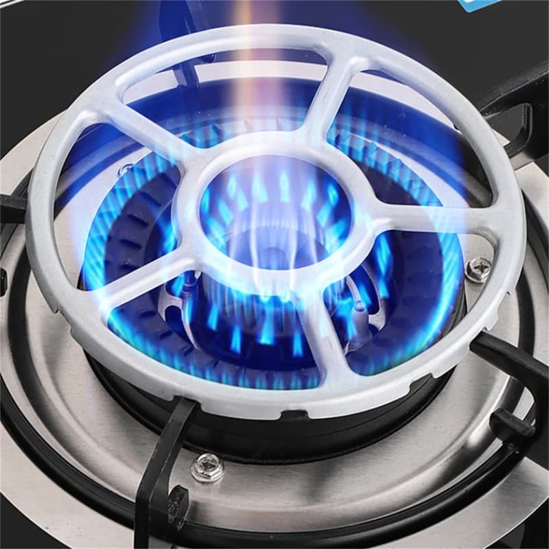 Support épais pour cuisinière à gaz, Support en fonte d'acier inoxydable, anneau de poêle, diffuseur