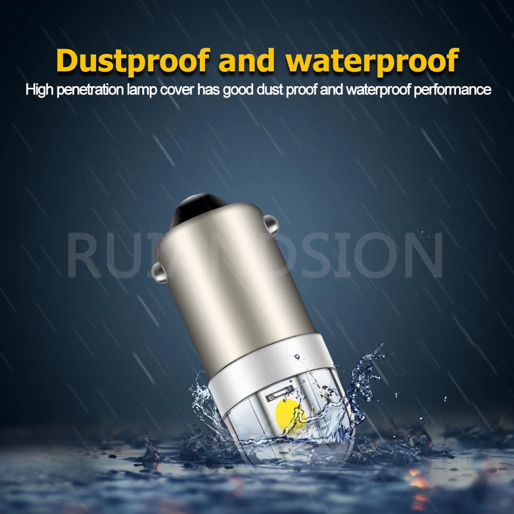 RUIANDSION4X BA9S T4W 3030SMD-Ampoule LED pour Coffre de Voiture, Lampe de Position Latérale existen