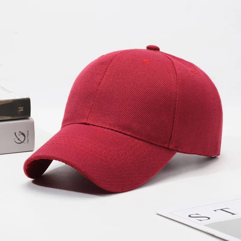 Casquette noire couleur unie Casquette de Baseball casquettes Snapback Casquette chapeaux ajustés dé