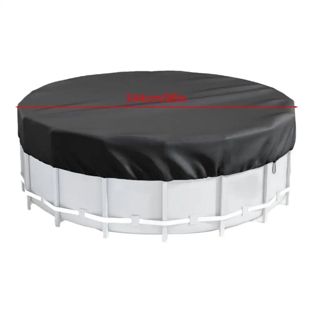 8/10/12FT couvertures de piscine rondes pour piscines hors sol couverture de jacuzzi couvertures sol