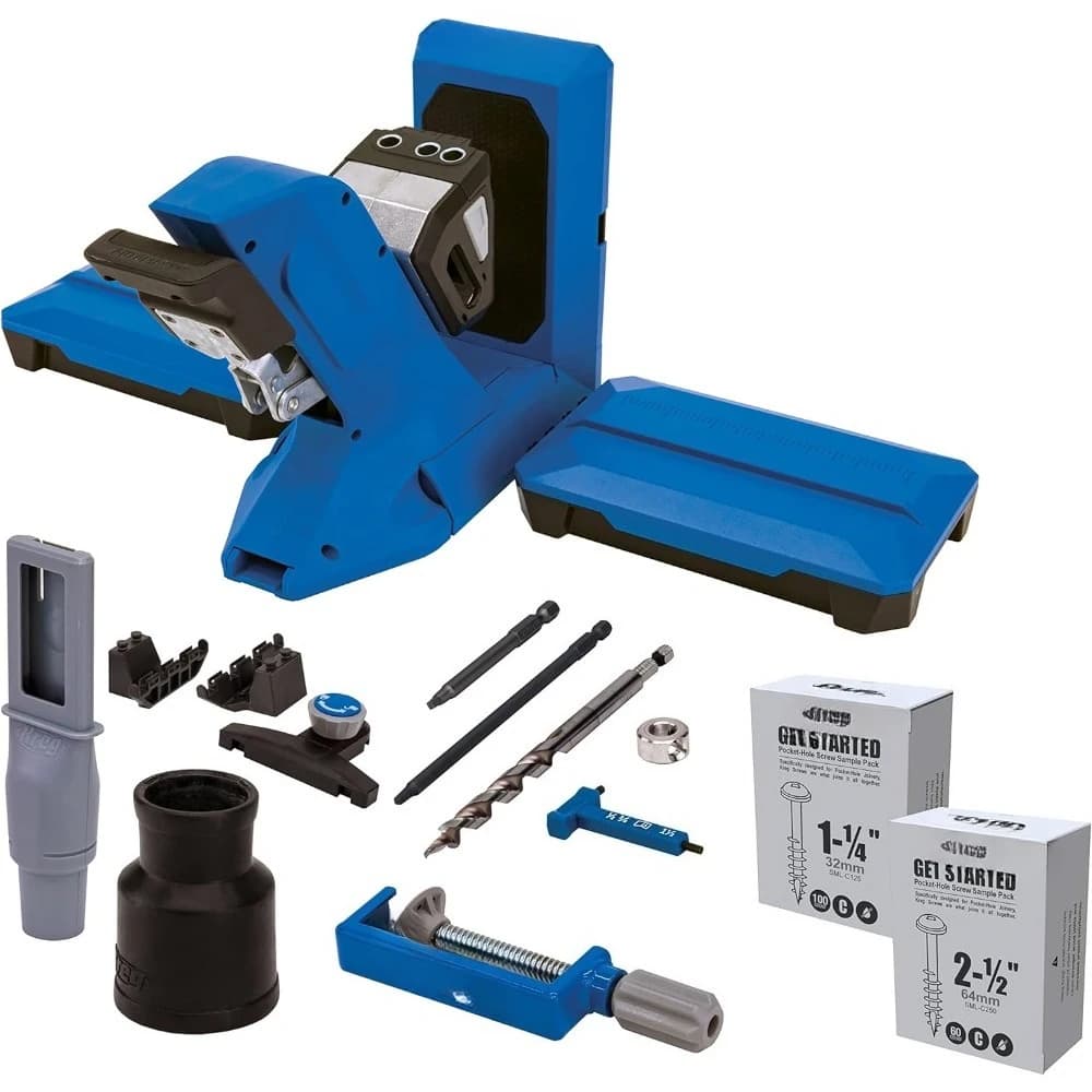 Kit de gabarit pour trous de poche avec pince et vis pour outils de perçage de menuiserie, pour cano