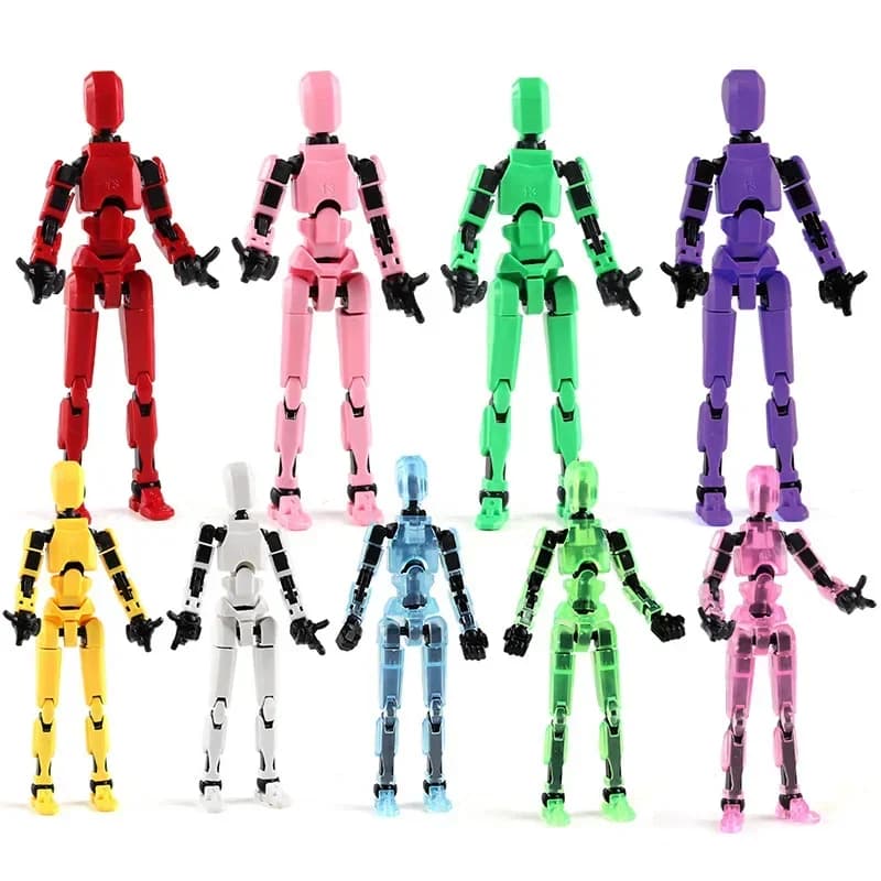 2/3/9 pièces-marionnettes porte-bonheur 13 poupée, modèles de Robot à combinaisons de style multiple