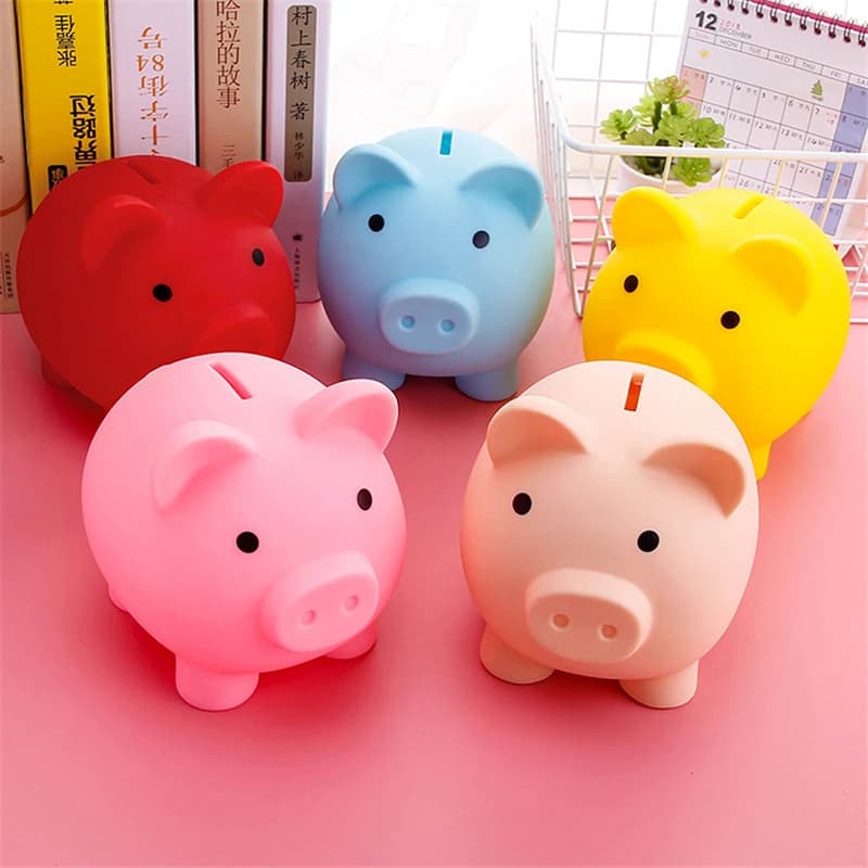 Petite tirelire tirelire stockage enfants jouets décor à la maison boîte d'économie d'argent enfants