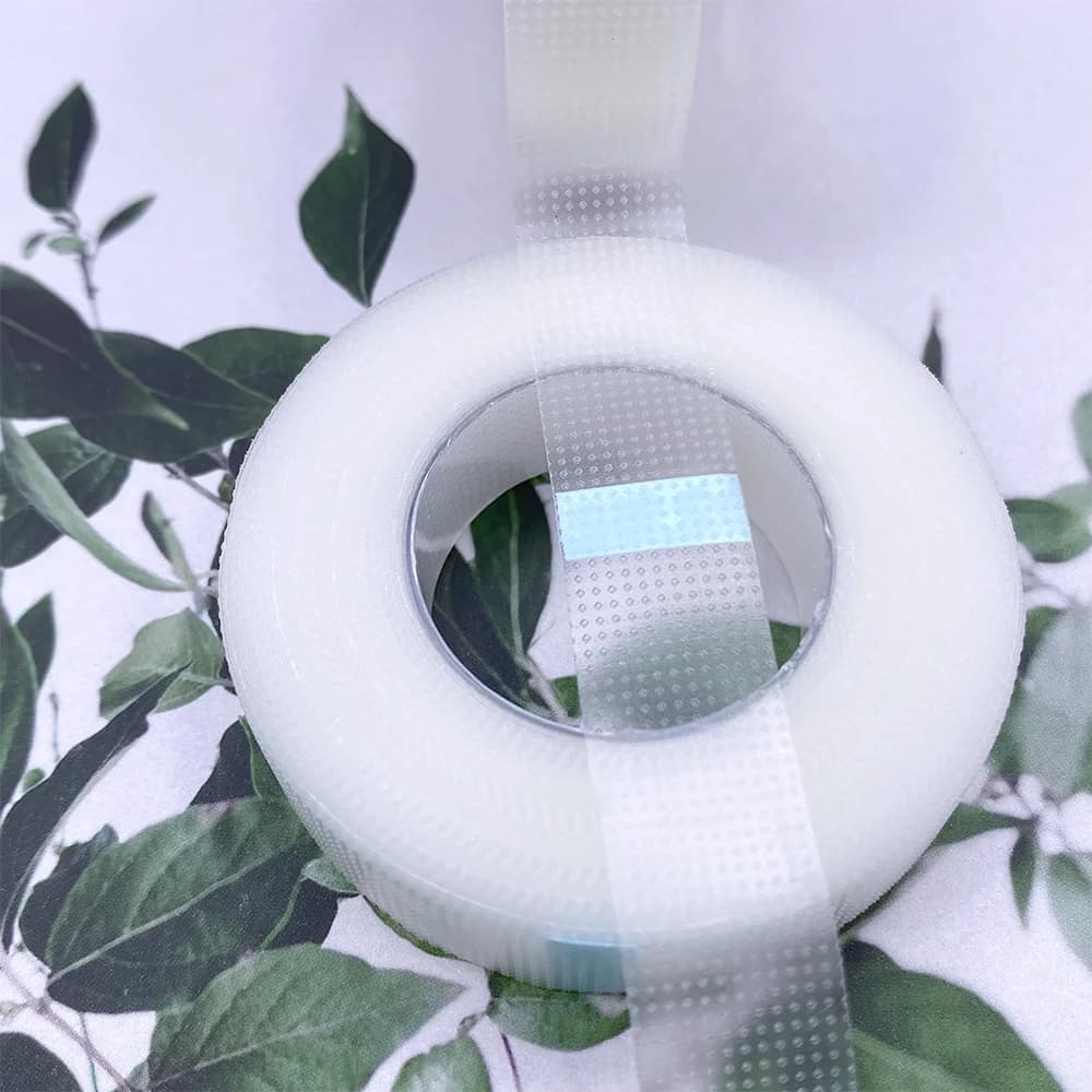 50 rouleaux de ruban d'extension de cils, outils adhésifs PE sous les coussinets oculaires pour cils