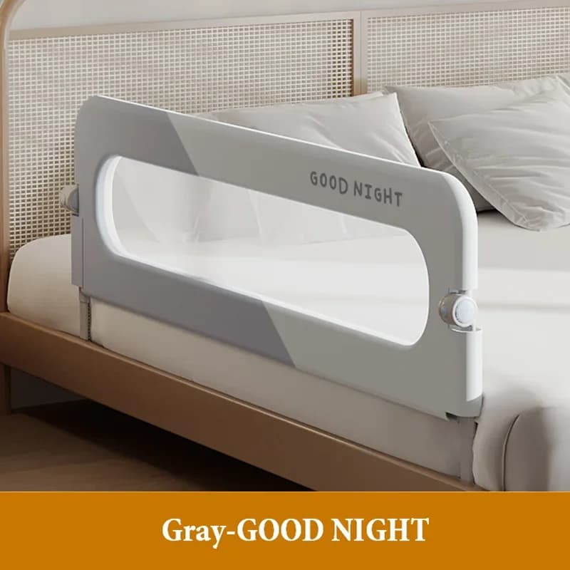 Garde-Corps de Lit Pliable pour Bébé, Barrière de Sécurité Portable pour Enfants, Barrière de Protec