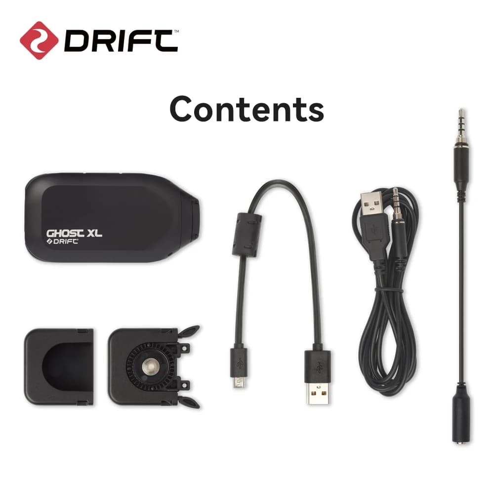 Drift Innovation-Caméra d'action mesurost XL, vidéo Full HD 1080 avec objectif rotatif, mode Dash Ca
