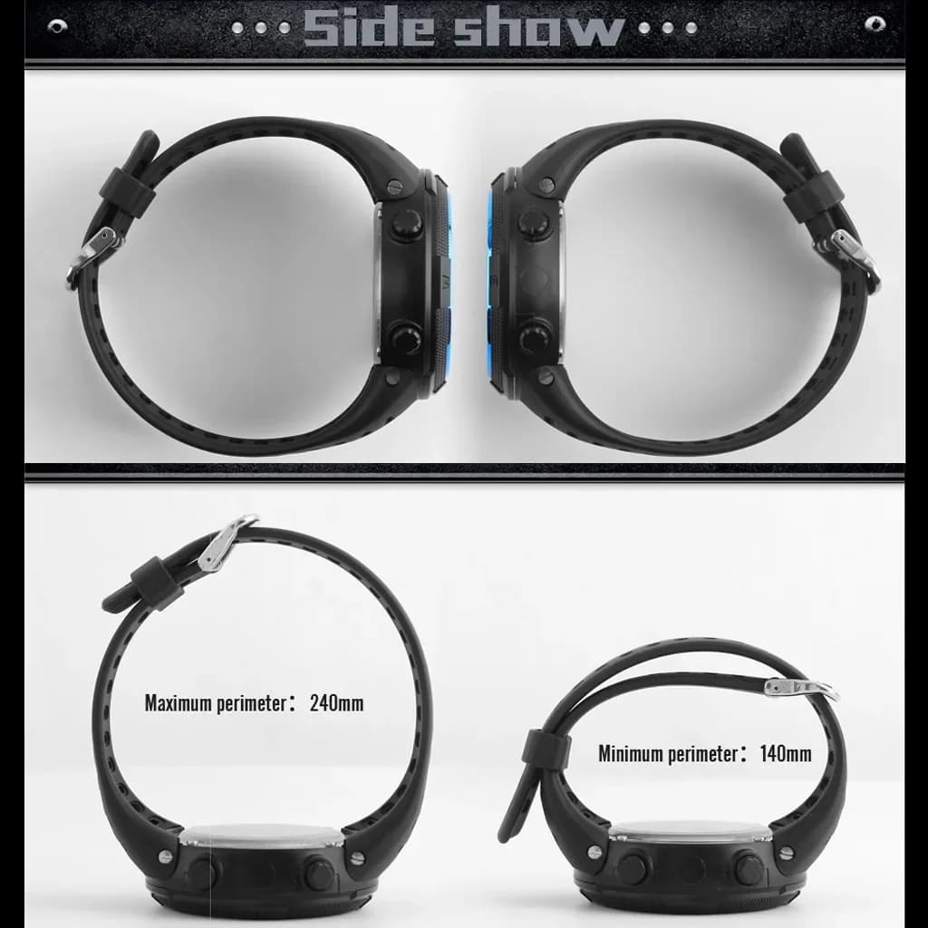 YIKAZE Y01 militaire hommes sport montre-bracelet multifonction hommes montres numériques étanche ho