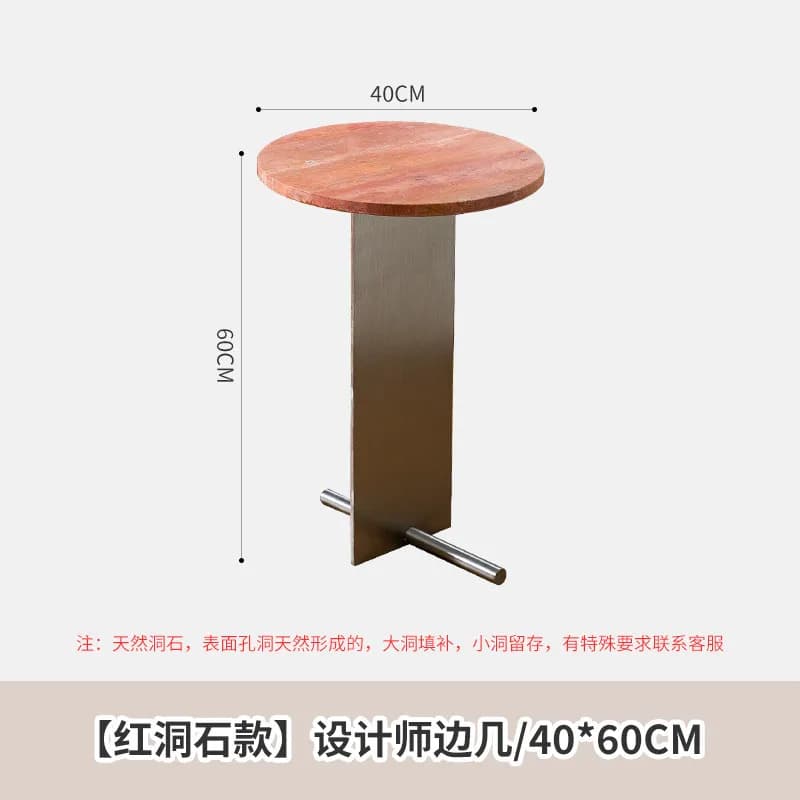 Table d'appoint moderne pour canapé, table basse ronde, table de chevet, table d'appoint minimaliste