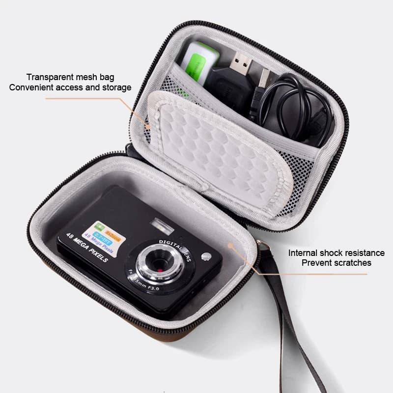 Étui pour appareil photo numérique noir pour Canon G9X G7X III II pour ZV1 ZV1F RX100 pour Hero 12 p
