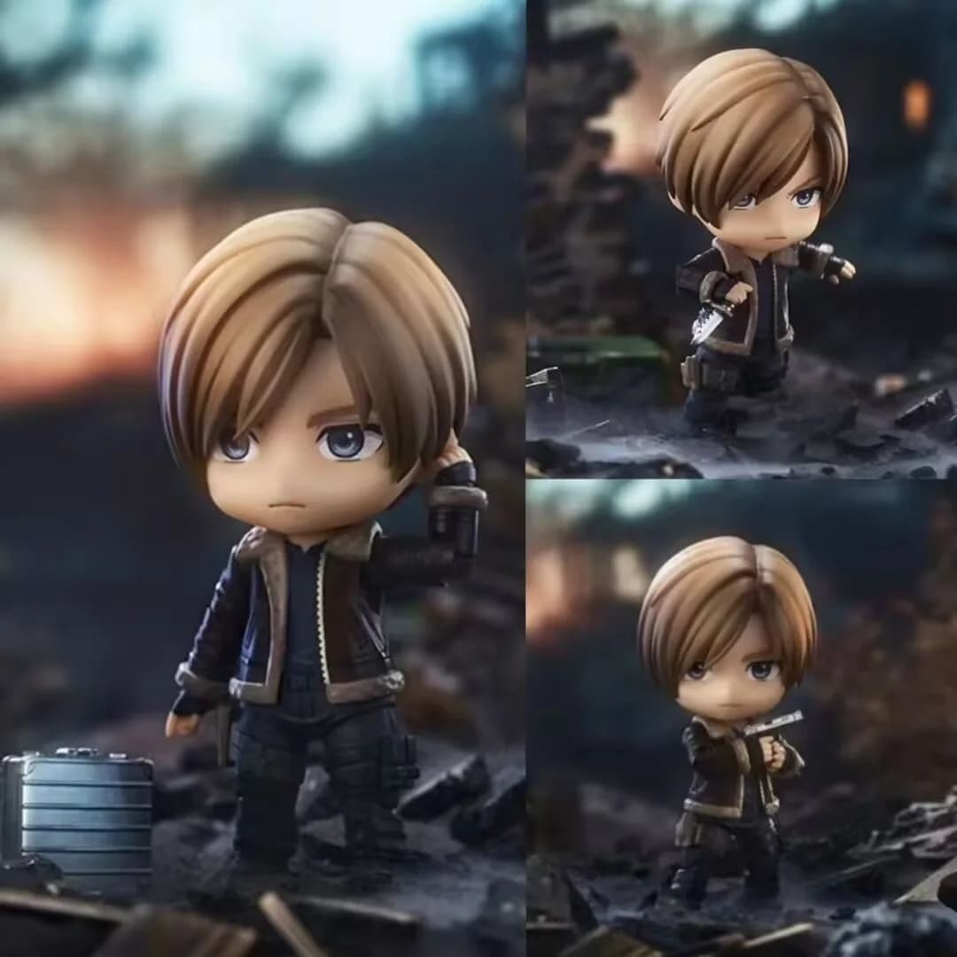 Figurine d'anime de 10 cm 2026 # Figurines d'action Resident Evil Biohazard Leon S.Kennedy en PVC, c