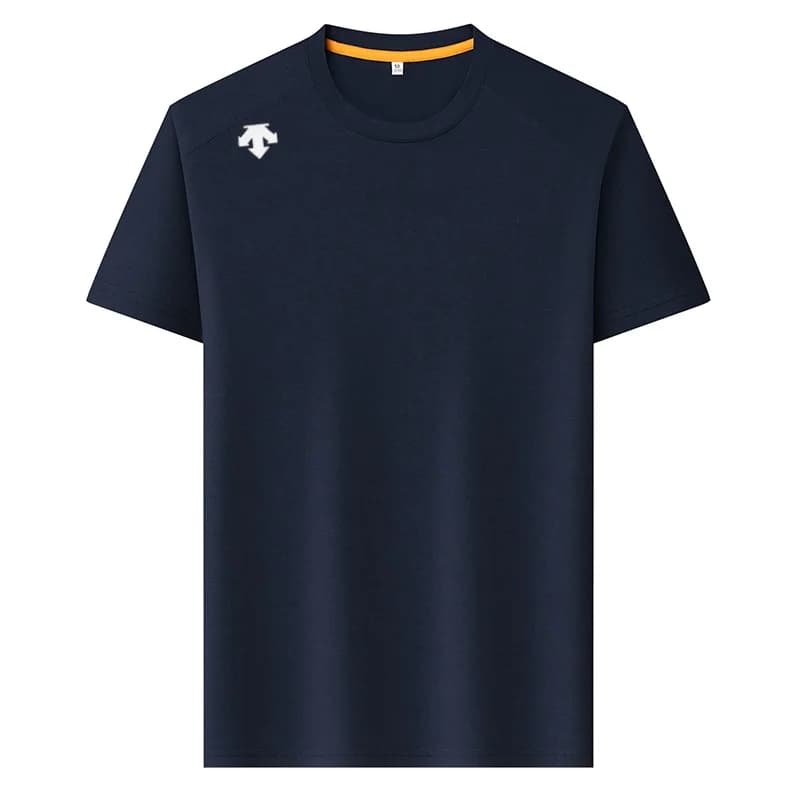 Qualité marque manches courtes été nouveau Ice Silk hommes Sport respirant t t - shirt mode imprimé 