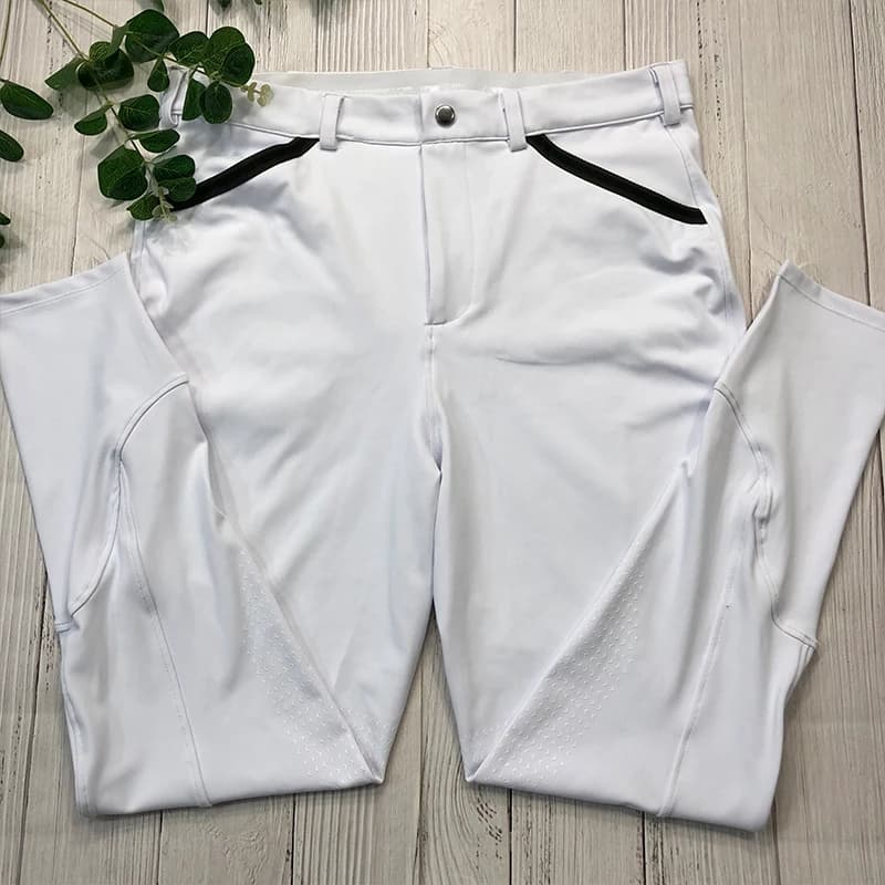 MXLLINA hommes pantalons d'équitation Leggings équestres vêtements impression Silicone collants d'éq