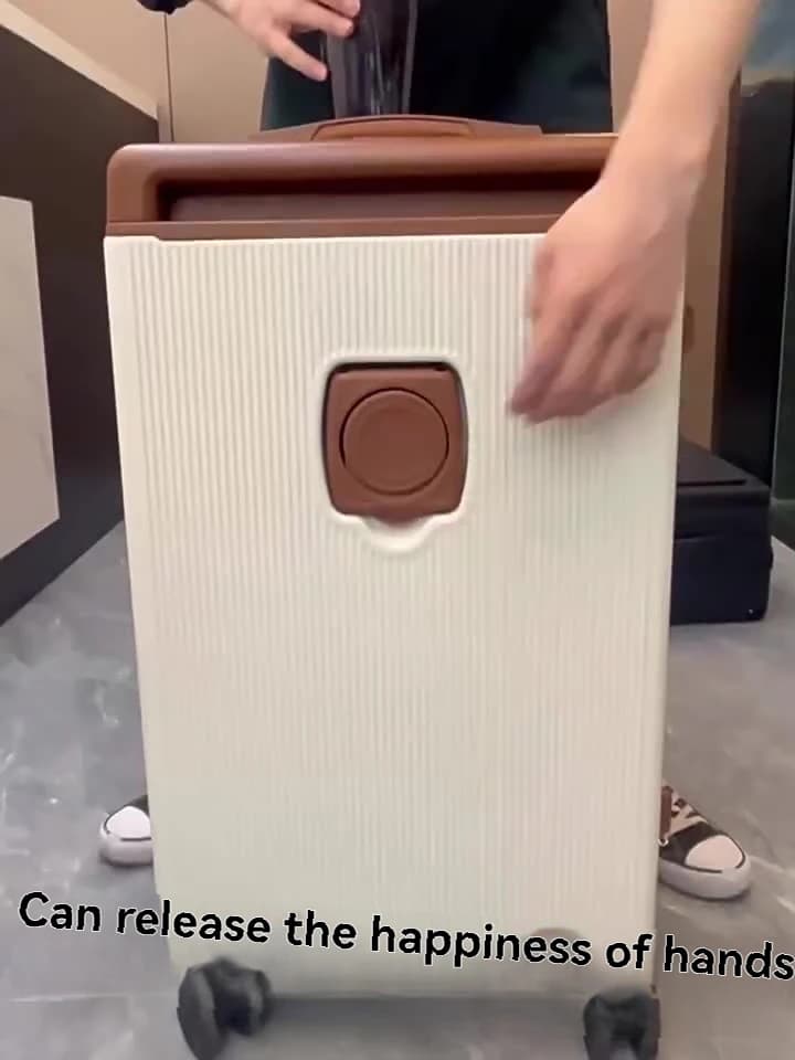 2025 nouvelle valise de voyage de grande capacité de freinage antichoc à tige large 20 "sac de verro