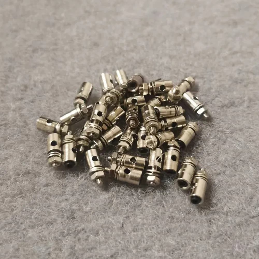 Connecteurs de tige de poussée, bouchons de liaison D1.3/1.8/2.1/3.1mm, pièces de rechange pour modè