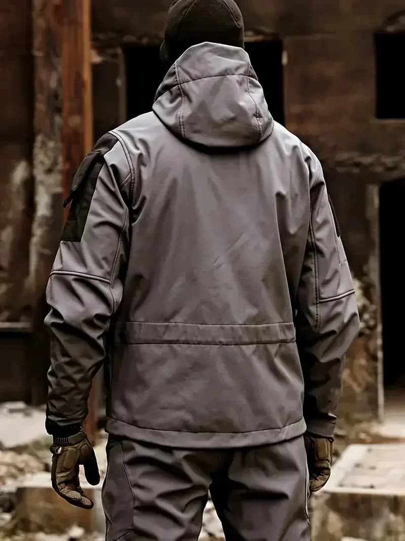 Vestes tactiques pour hommes, Cargo, militaires, SoftShell, imperméables, coupe-vent, à capuche, fon