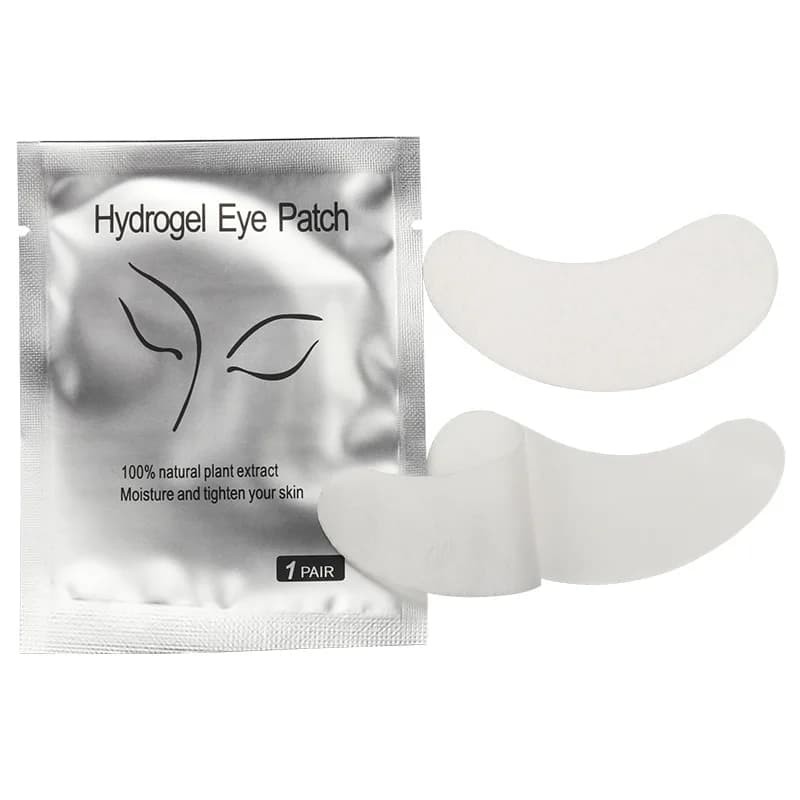 50 paires de patchs pour cils sous les yeux, coussinet d'isolation pour les yeux, élimine l'hydrogel