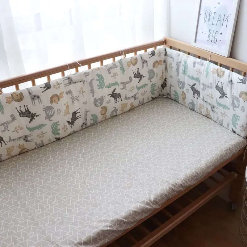 Pare-chocs de lit de bébé dans le berceau, Protection de lit épaisse et douce, protecteur de berceau