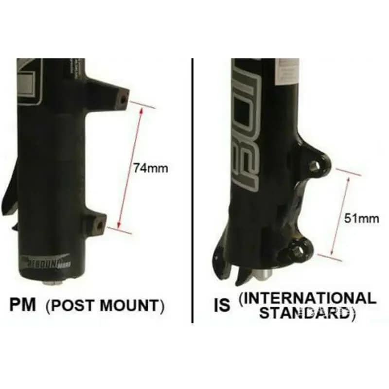 Adaptateur d'étrier de vtt PM/IS avant arrière 180/203mm, Rotors de frein à disque de vélo, adaptate