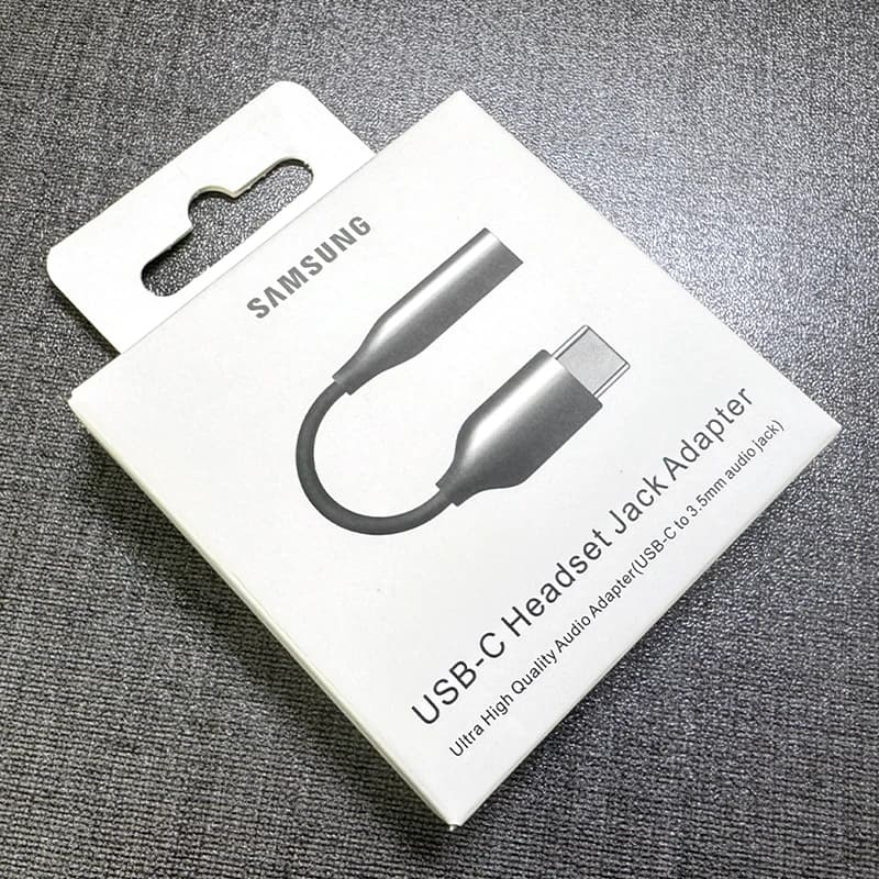 Samsung USB Type C à 3.5mm Aux adaptateur type-c Jack Audio écouteur câble convertisseur pour Galaxy