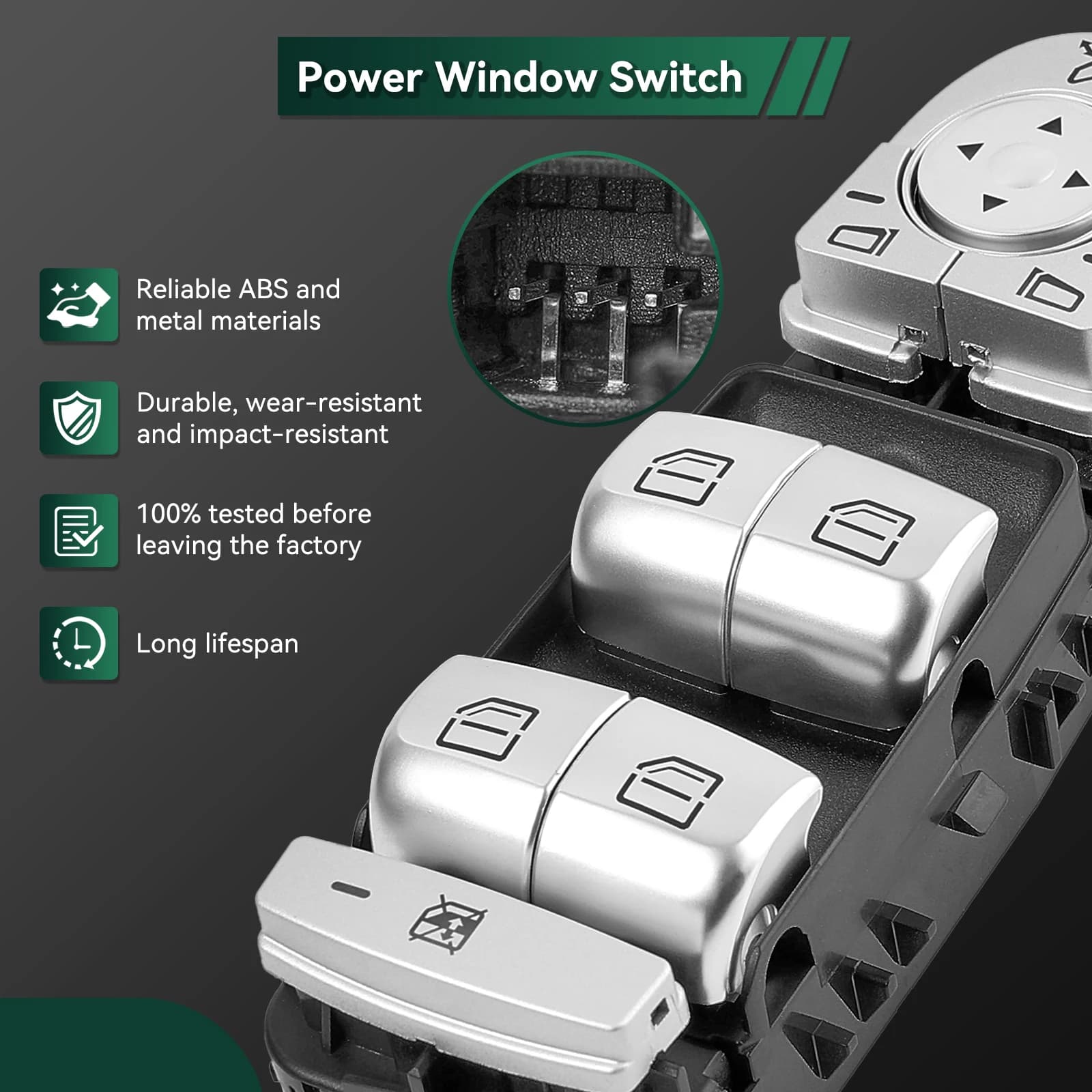 A 2229056800   A 2059056811 2229056800 2059056811   Interrupteur de vitre électrique pour Mercedes-b