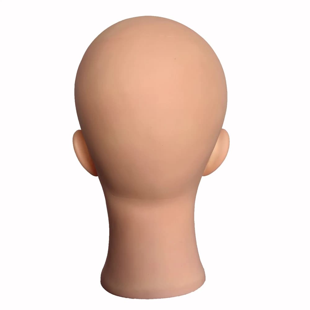 Tête de poupée de maquillage professionnelle, modèle de mannequin chauve pour la fabrication de perr