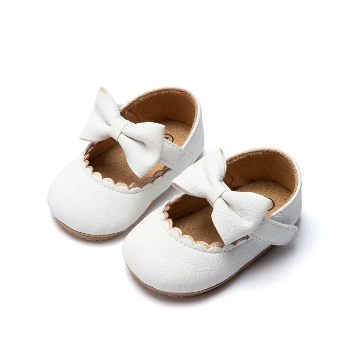 MRovior-Chaussures à semelle en caoutchouc pour bébés filles, chaussures CPull pour bébés filles, nœ