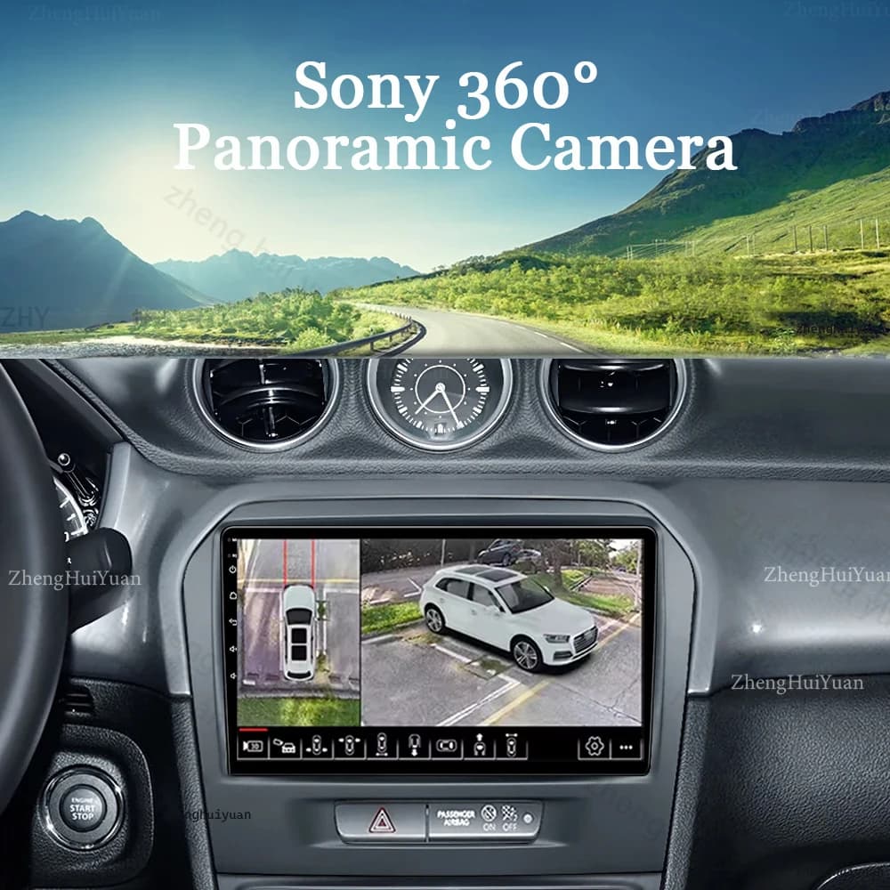 Autoradio Android 16 avec Carplay pour Suzuki Vitara 2015 2016 2017 2018 2019, lecteur multimédia vi