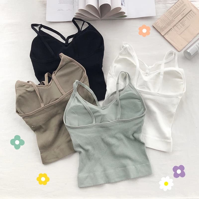 Soutien-gorge push-up en coton pour femmes, sexy, col en V, bustier tubulaire, mode, sous-vêtements 