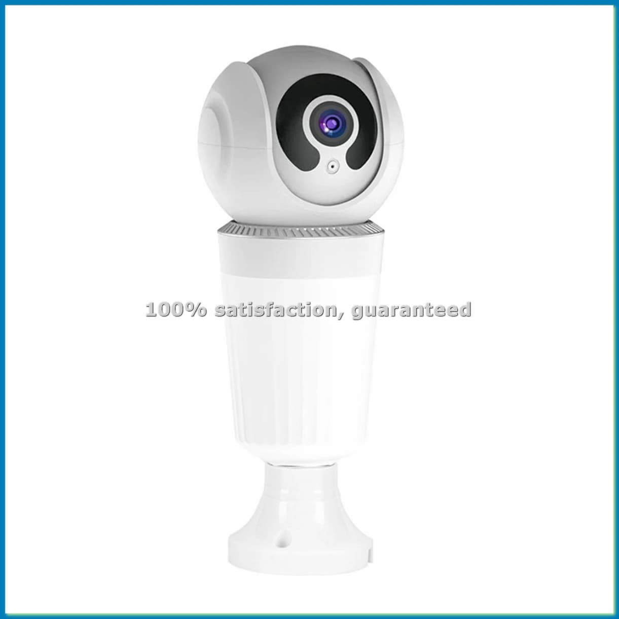 Caméra ampoule 2MP Wifi 360 °   Caméra de Surveillance de sécurité couleur nocturne bidirectionnelle