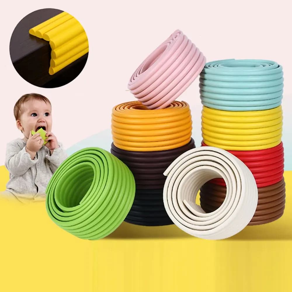 Bande de protection de bord de bureau de sécurité pour bébé, 2m, protection d'angle de Table, coussi