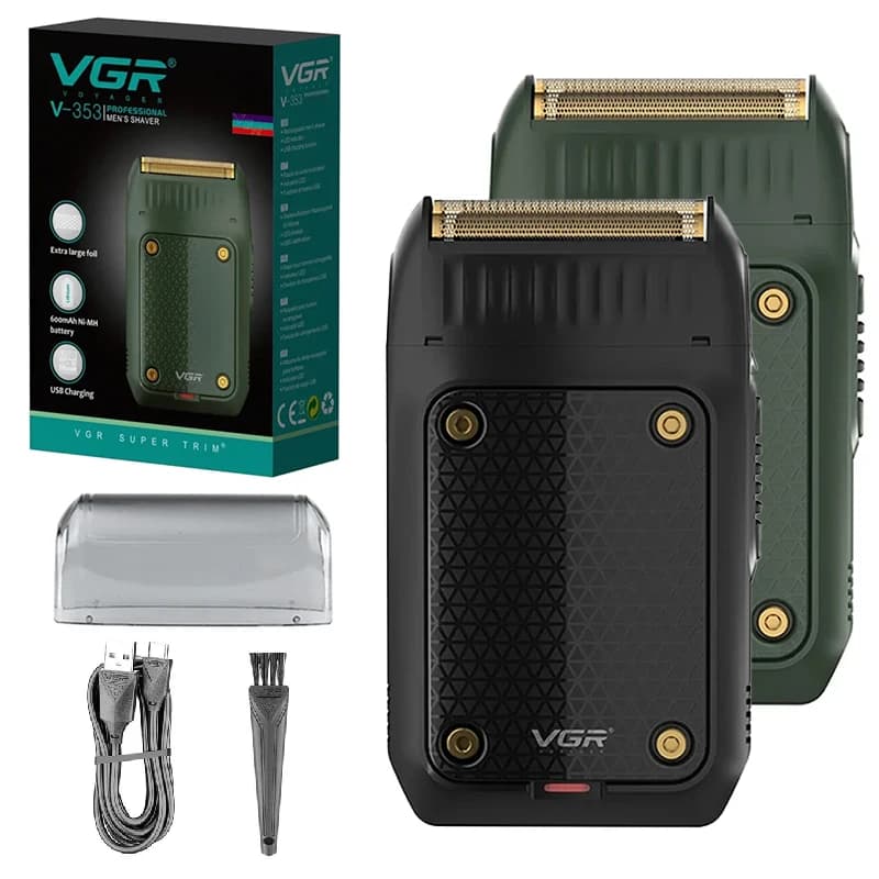 VgazShaver-Rasoir électrique professionnel, Tondeuse à barbe portable, Rasoir aste, Mini rasoir, V-3