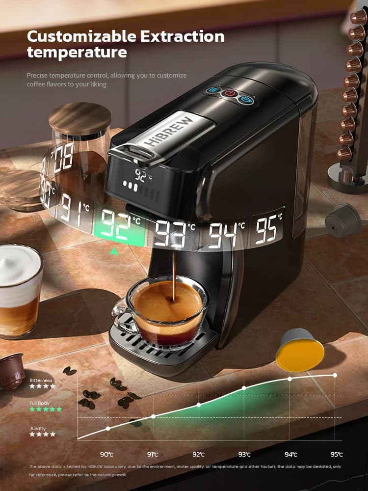 HiBREW – Machine à café à capsules 6 en 1, expresso Multiple chaud/froid, Cappuccino, Dolce Gusto, p