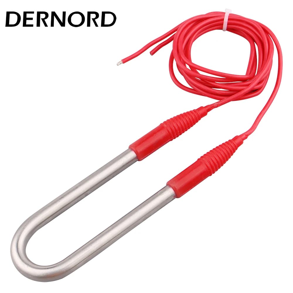 DERNORD Tuyau chauffant submersible 12v pour piscine, chauffage tubulaire électrique pour seau d'eau