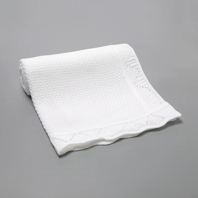 Couvertures tricotées pour bébé 100x80cm, légères et respirantes, pour nouveau-né, couette de récept