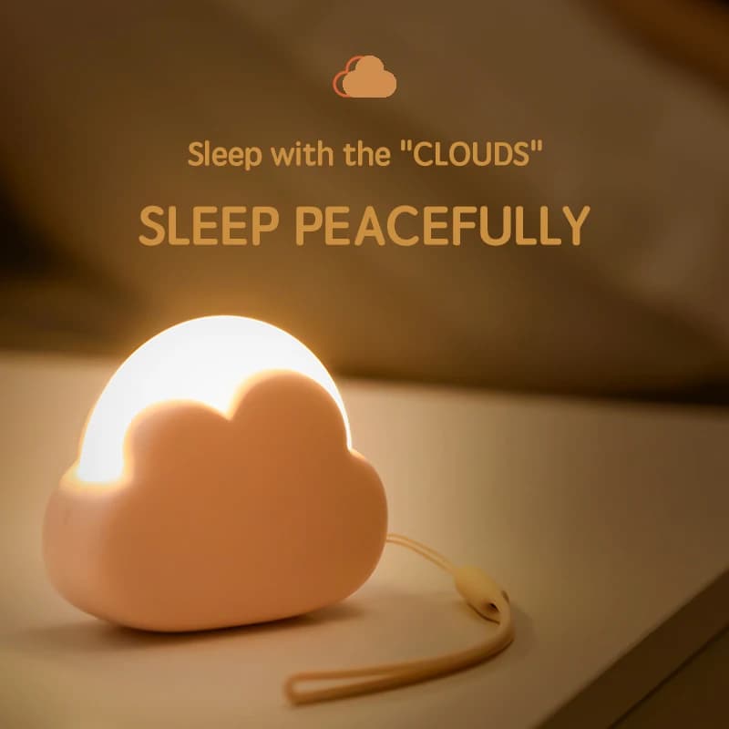Nuage veilleuse Mini USB sans fil Adorable nuage forme LED veilleuse pour chambre bébé enfants cadea
