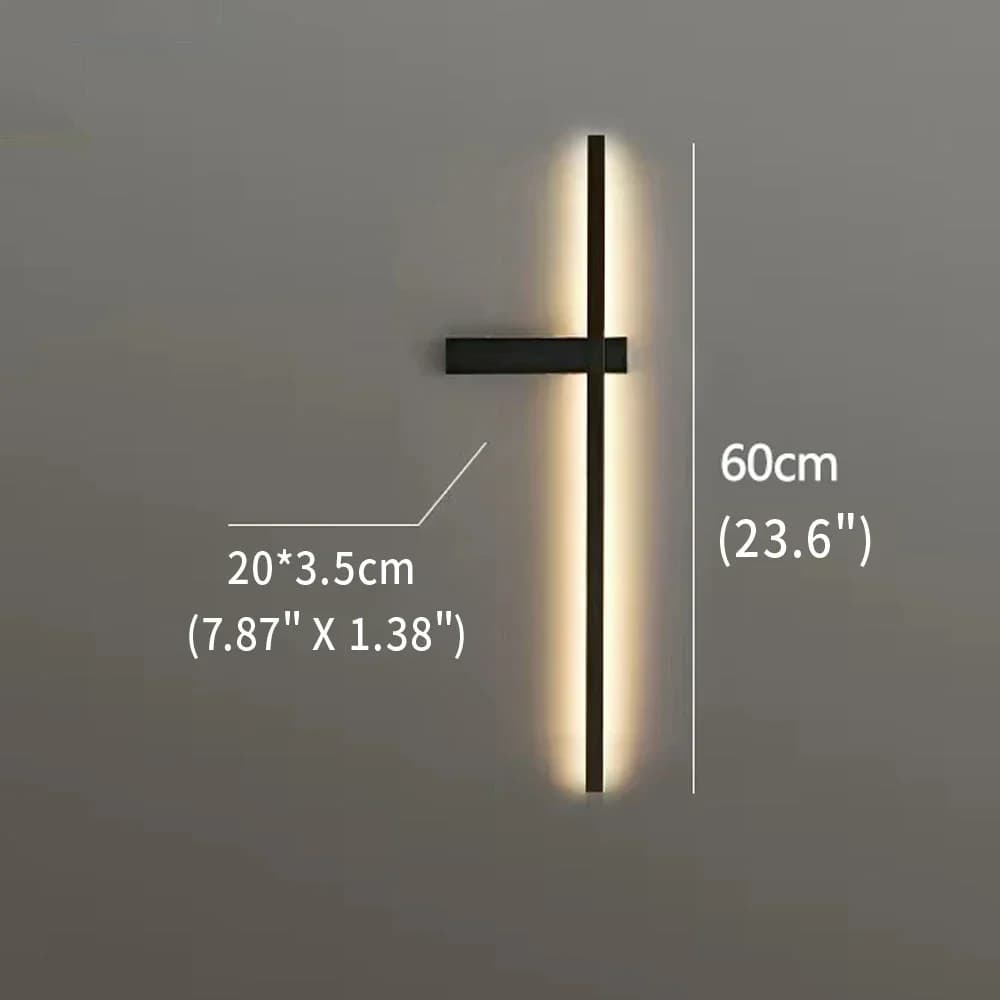 Applique Murale LED Moderne et Minimaliste, Bande Décorative, Éclairage pour Chambre à Coucher, oral