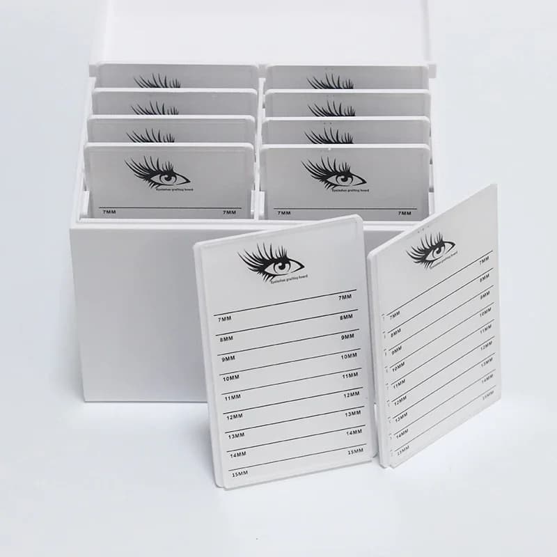 Salon de beauté 10 couches acrylique Extensions de cils boîte de rangement cils carrelage Palette bo