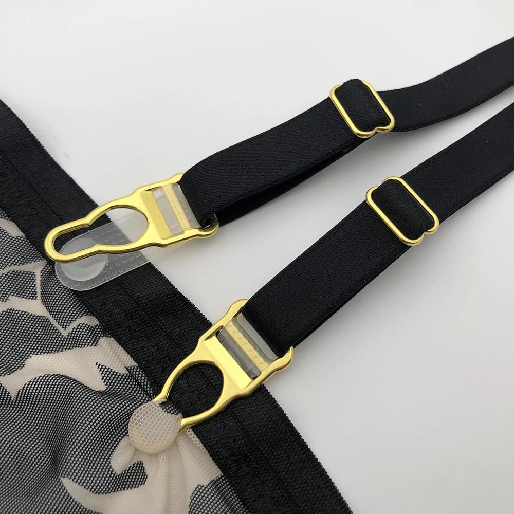 Pièces de rechange en plastique, Clips de jarretelles, réparation de Film, boucle Susp, caoutchouc T