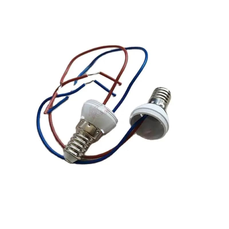Support de lampe en plastique pour modification d'éclairage en cristal vis de support de lampe, fil,