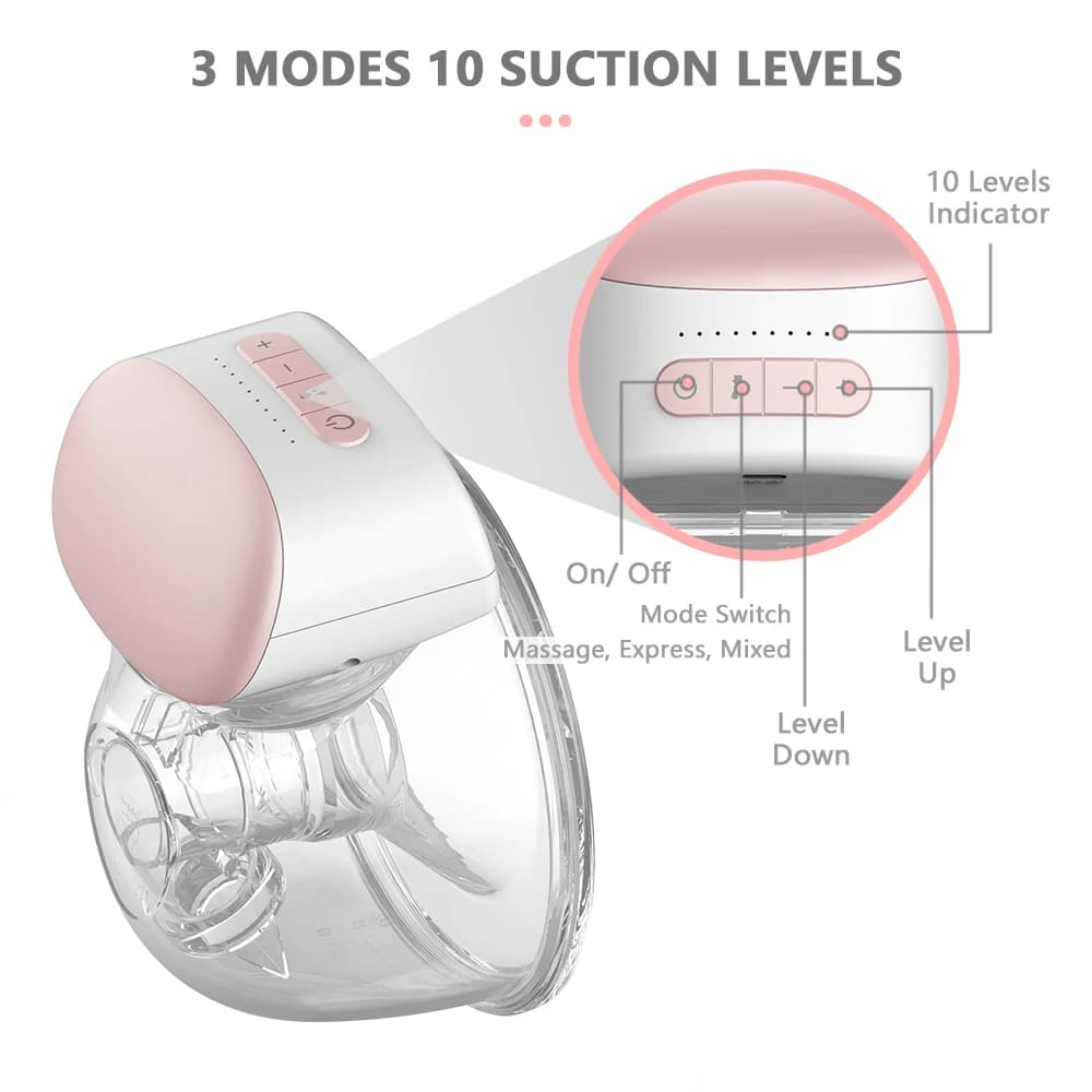 Homesen tire-lait Portable mains libres électrique unique Portable tasse Portable 8Oz/ 240Ml sans Bp