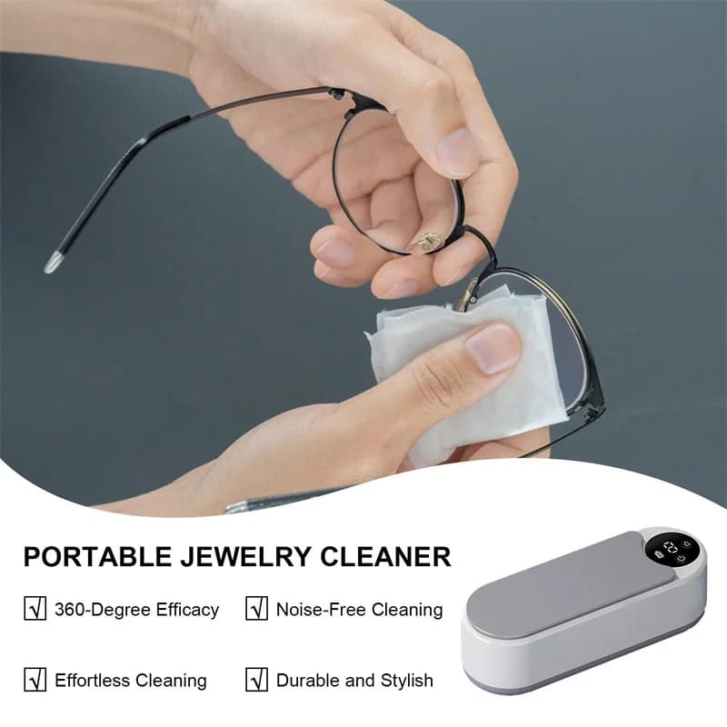 Machine de nettoyage domestique Portable, nettoyeur ultrasonique à dosettes propres de 450ml, Machin