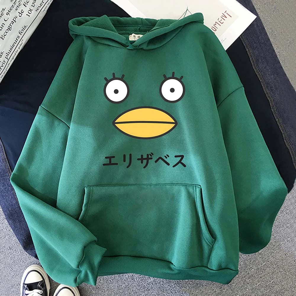 Sweat à capuche Gintama pour femme, sweat-shirt graphique Elizabeth, manches longues, imprimé 10/201