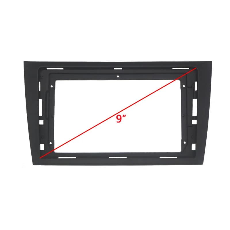 Kit de cadre d'autoradio 9 "2 Din pour Volkswagen Golf 6, 2008-2016, unité principale stéréo automat