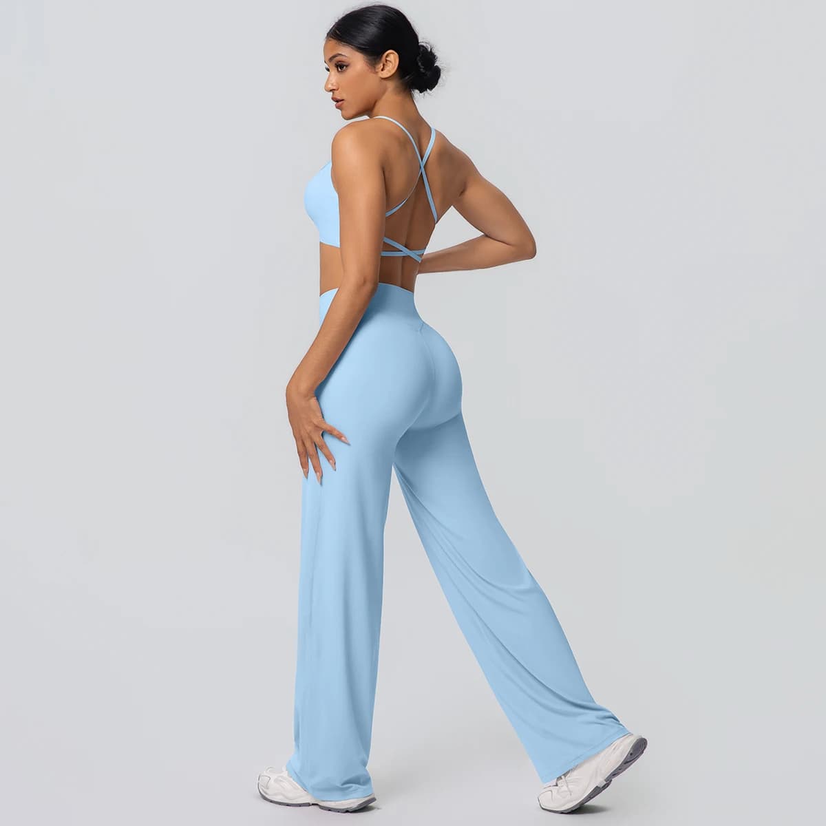 Costume de sport de Yoga pour femmes, beau dos Sexy, sous-vêtements de Yoga avec coussinet de poitri