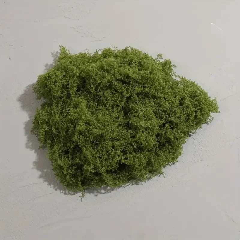 Plantes vertes artificielles en Polyester, environ 20g, mousse, herbe, maison, salon, jardin, décora