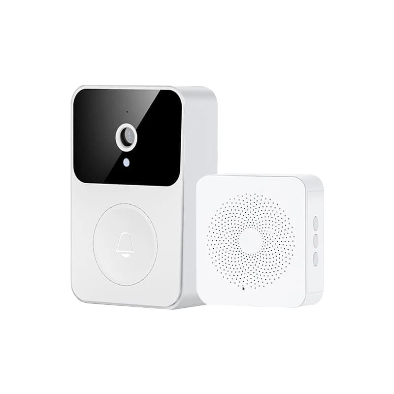 Sonnette connectée WiFi 2.4G avec interphone visuel pour application smartphone, changement de voix 